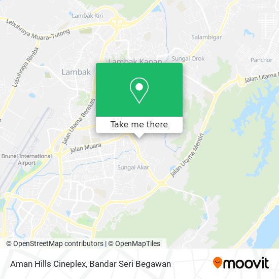 Peta Aman Hills Cineplex