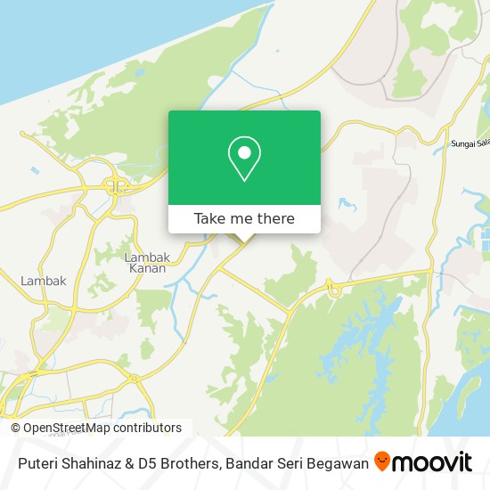 Puteri Shahinaz & D5 Brothers map
