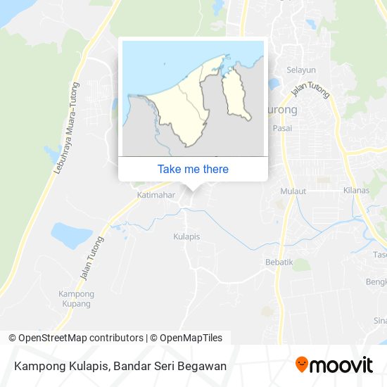 Kampong Kulapis map