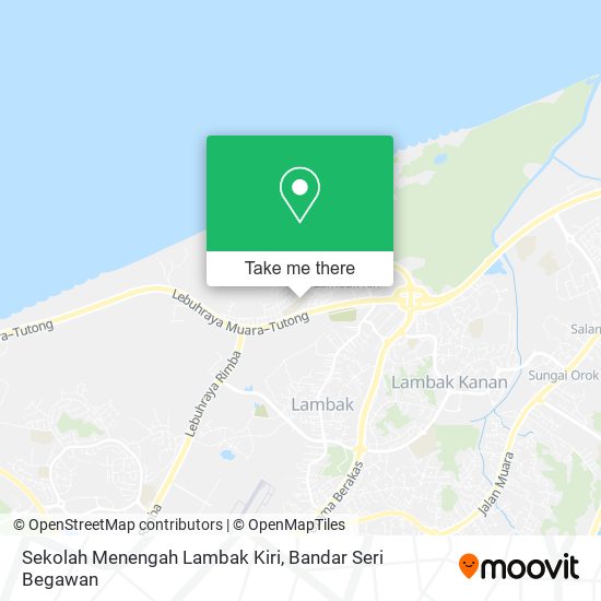Sekolah Menengah Lambak Kiri map