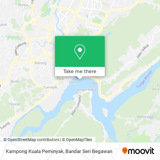 Peta Kampong Kuala Peminyak