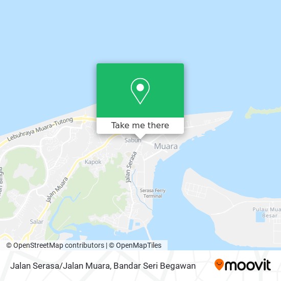 Jalan Serasa/Jalan Muara map