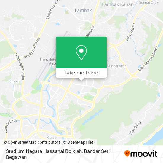Stadium Negara Hassanal Bolkiah map