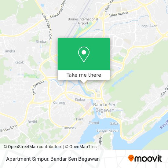 Apartment Simpur map