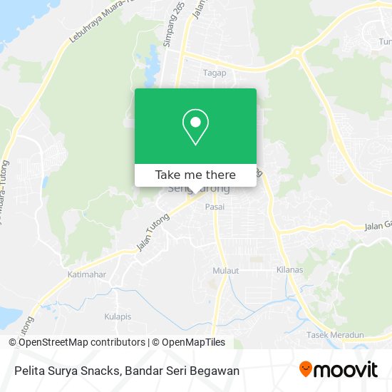 Pelita Surya Snacks map