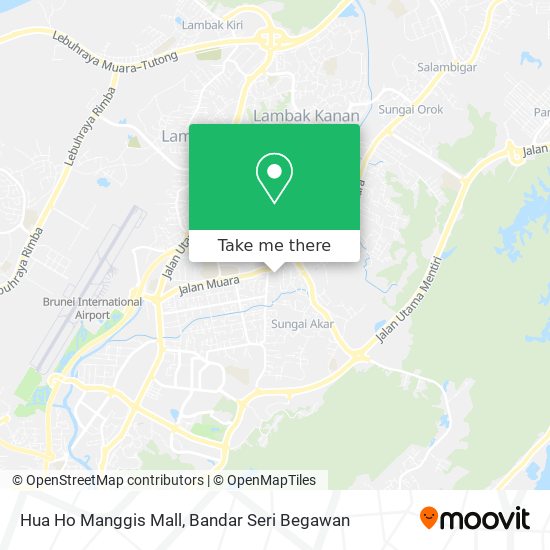 Peta Hua Ho Manggis Mall
