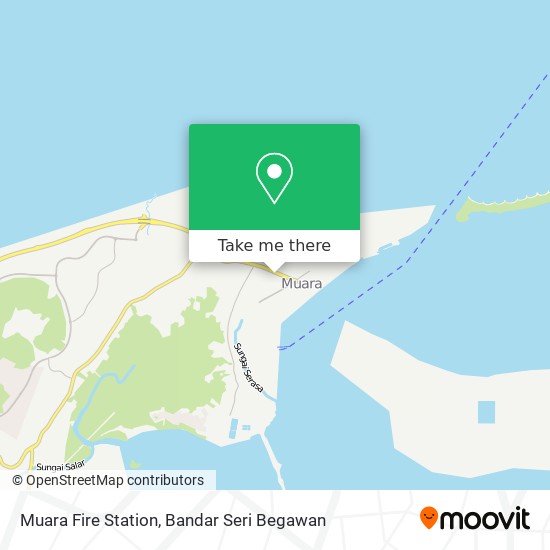 Peta Muara Fire Station