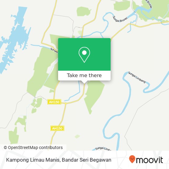 Kampong Limau Manis map