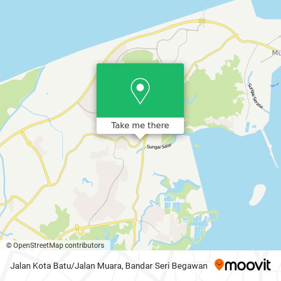 Jalan Kota Batu/Jalan Muara map