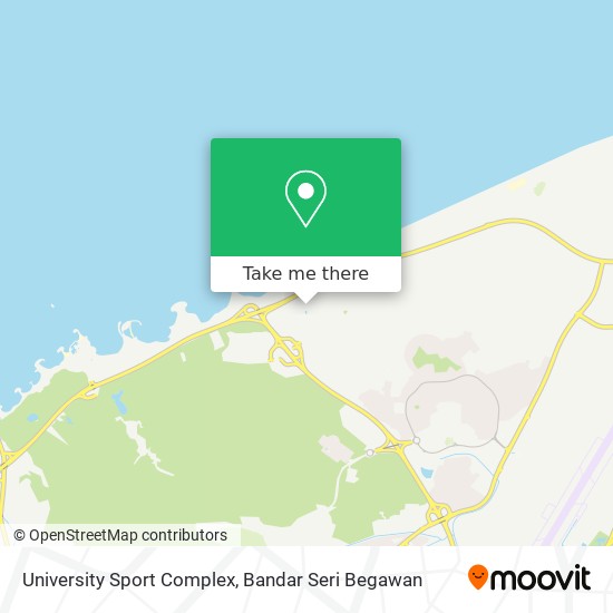 University Sport Complex map