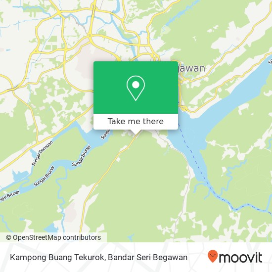 Kampong Buang Tekurok map