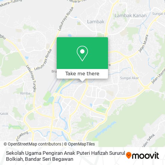 Sekolah Ugama Pengiran Anak Puteri Hafizah Sururul Bolkiah map