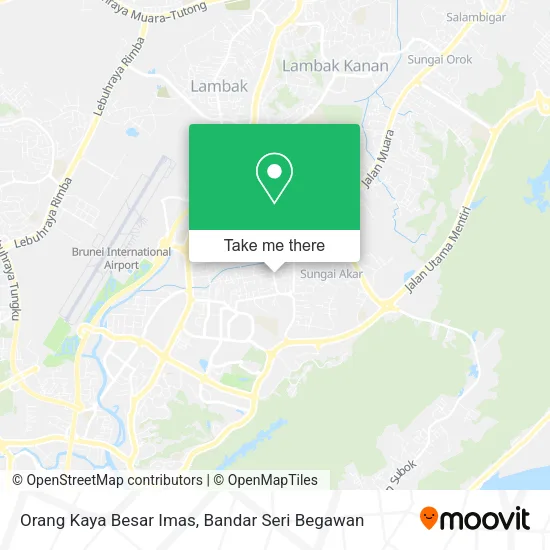 Orang Kaya Besar Imas map