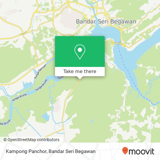 Kampong Panchor map