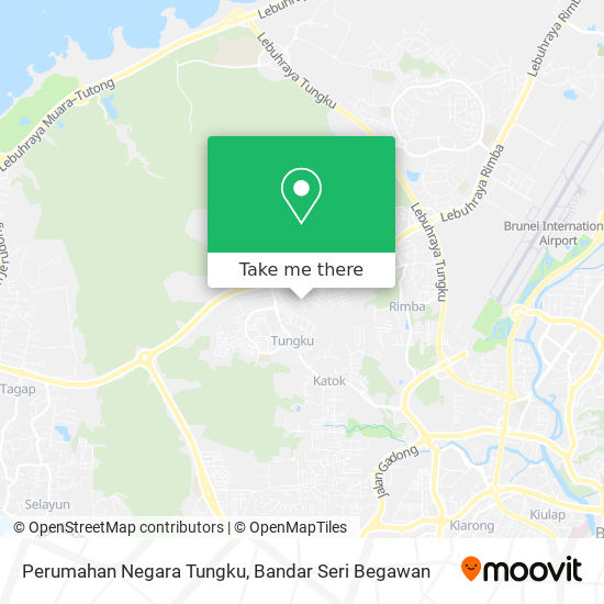 Perumahan Negara Tungku map