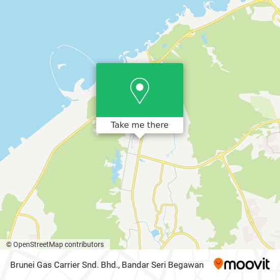 Brunei Gas Carrier Snd. Bhd. map