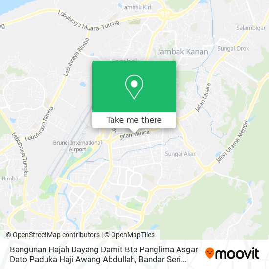 Bangunan Hajah Dayang Damit Bte Panglima Asgar Dato Paduka Haji Awang Abdullah map