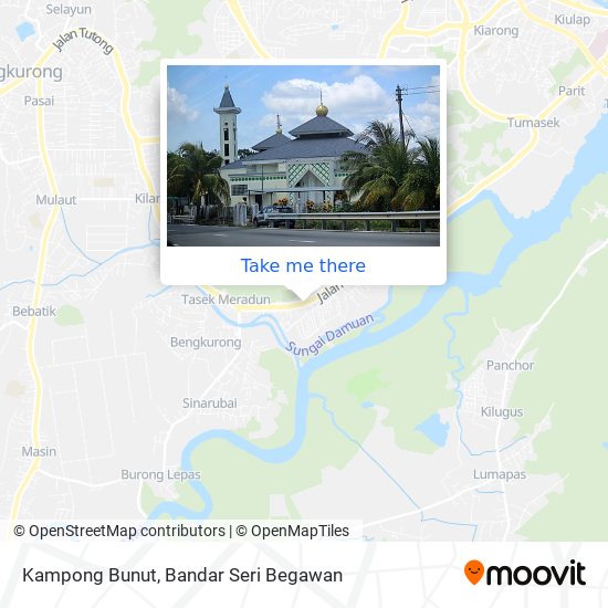 Kampong Bunut map