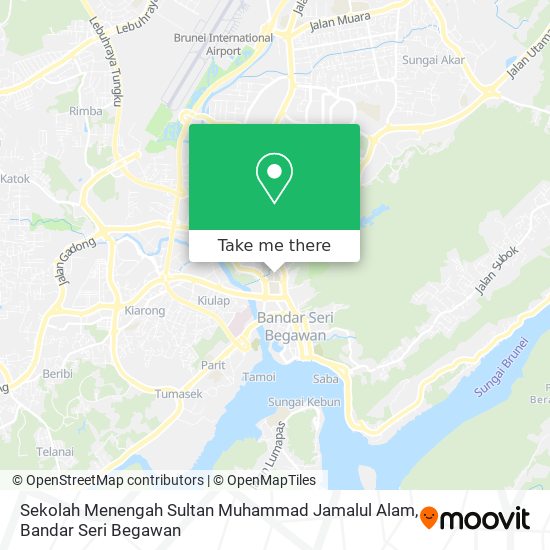 Sekolah Menengah Sultan Muhammad Jamalul Alam map
