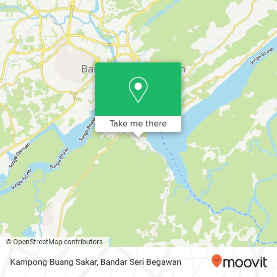 Peta Kampong Buang Sakar