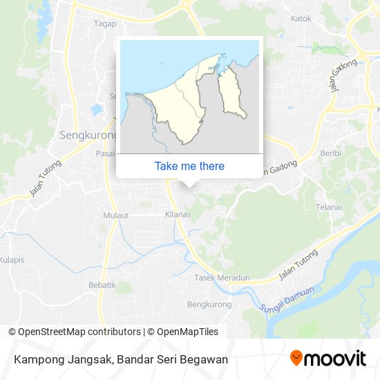Kampong Jangsak map
