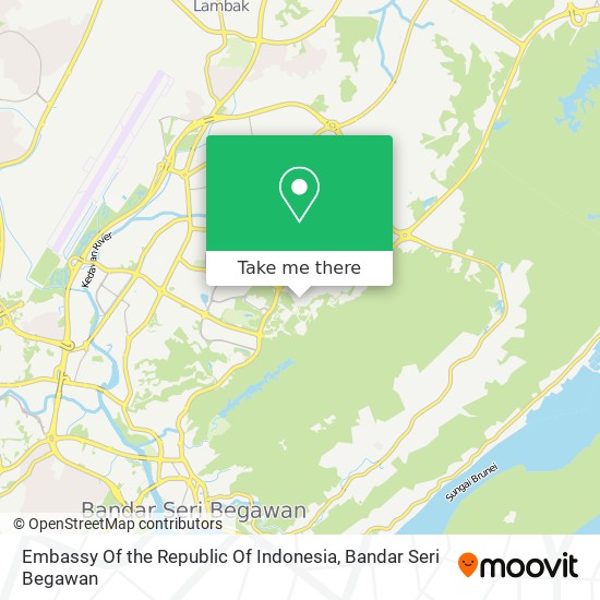 Embassy Of the Republic Of Indonesia map