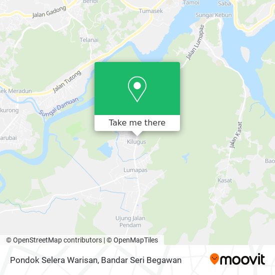 Pondok Selera Warisan map