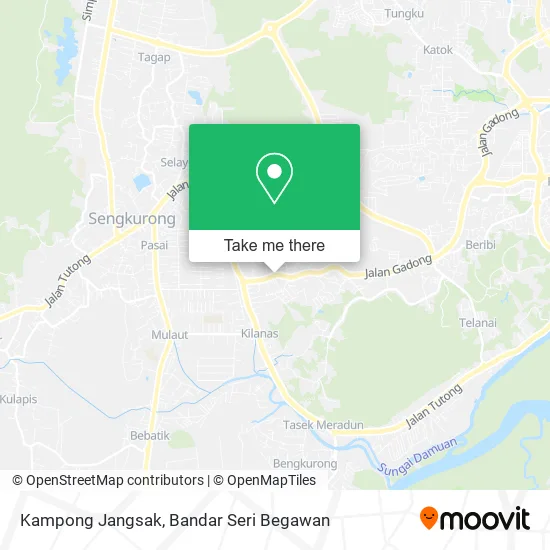 Kampong Jangsak map