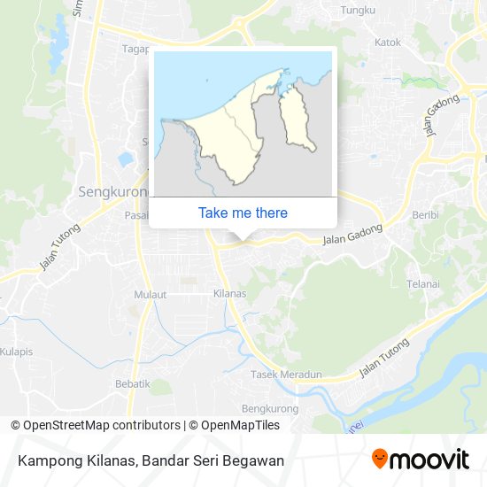 Kampong Kilanas map