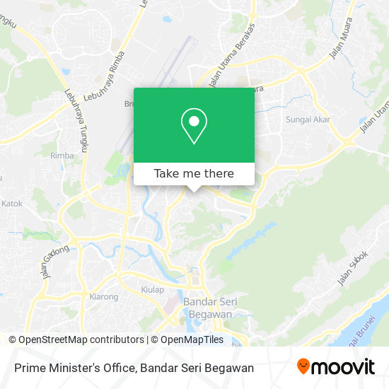 Prime Minister's Office map