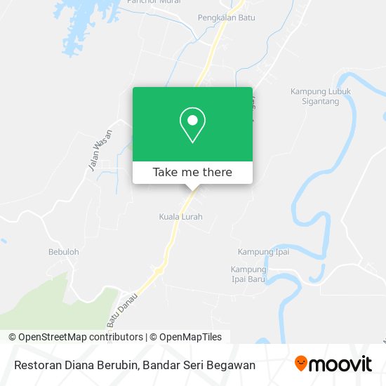 Restoran Diana Berubin map