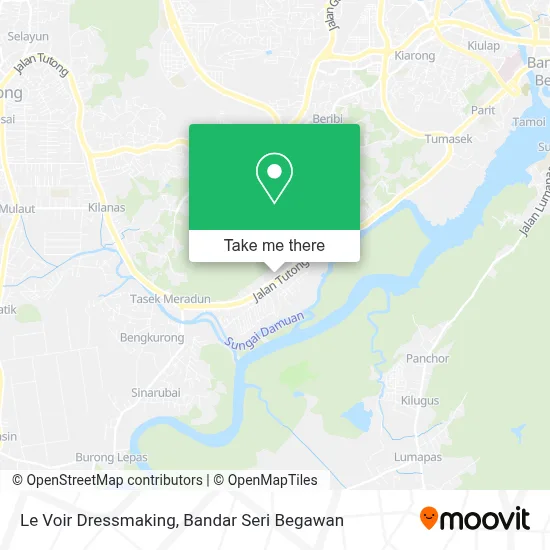 Le Voir Dressmaking map