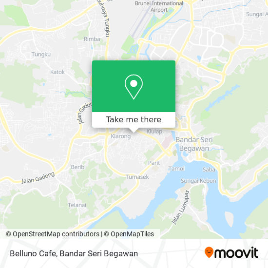 Belluno Cafe map