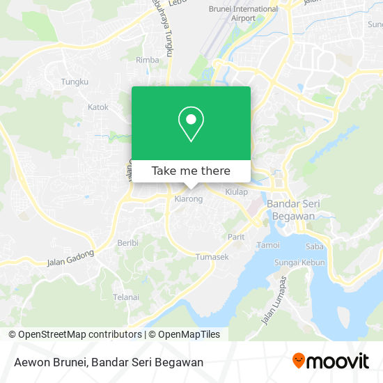 Aewon Brunei map