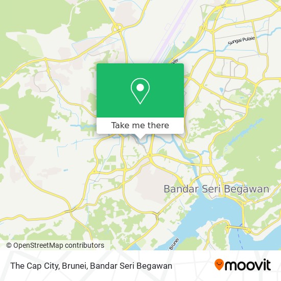 The Cap City, Brunei map