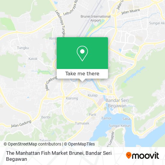 The Manhattan Fish Market Brunei map