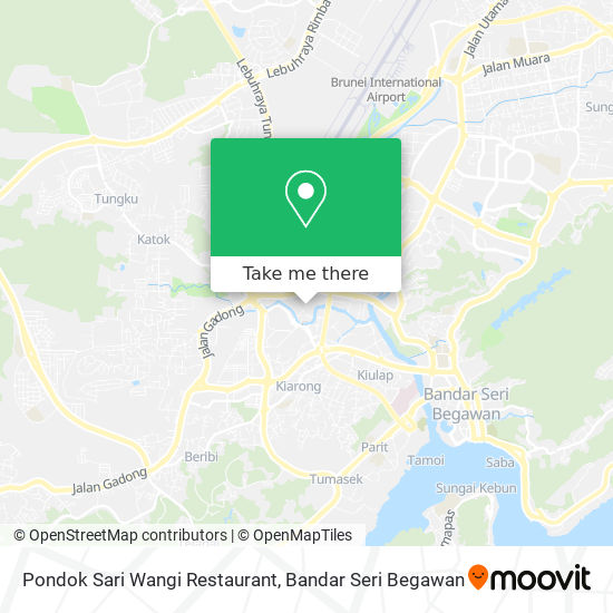 Peta Pondok Sari Wangi Restaurant