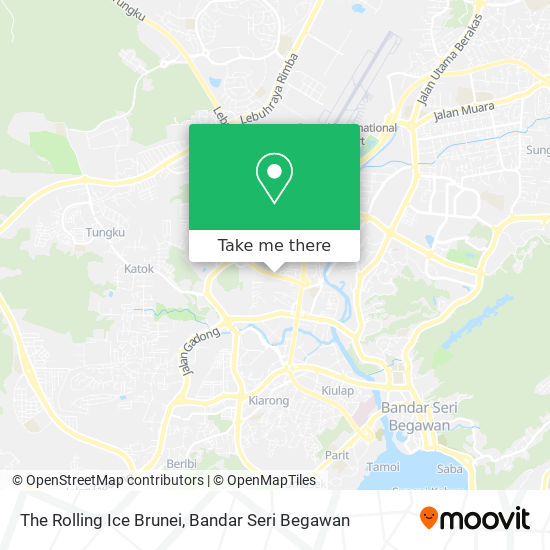 The Rolling Ice Brunei map