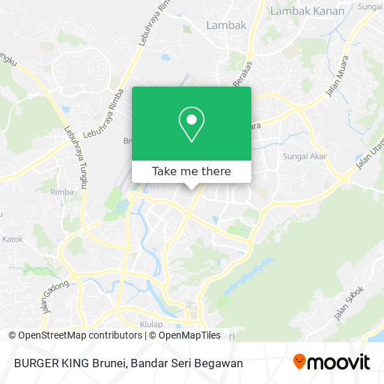 BURGER KING Brunei map