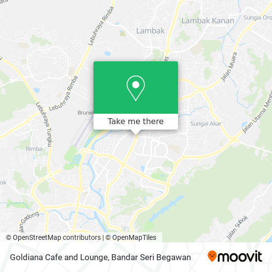 Goldiana Cafe and Lounge map