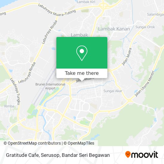 Gratitude Cafe, Serusop map