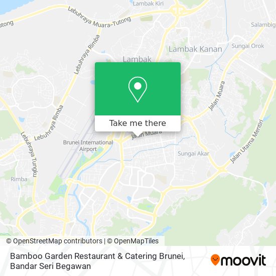Bamboo Garden Restaurant & Catering Brunei map