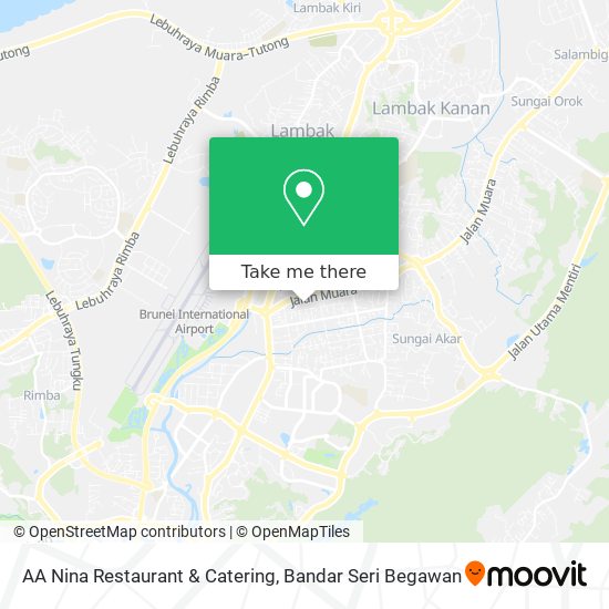 AA Nina Restaurant & Catering map
