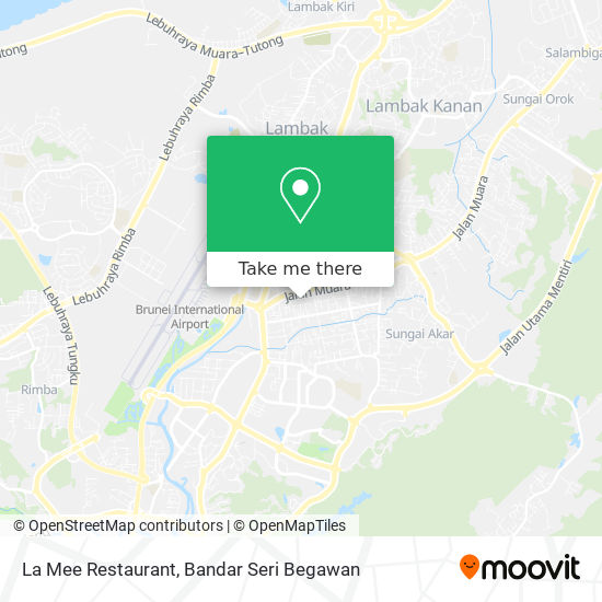 La Mee Restaurant map