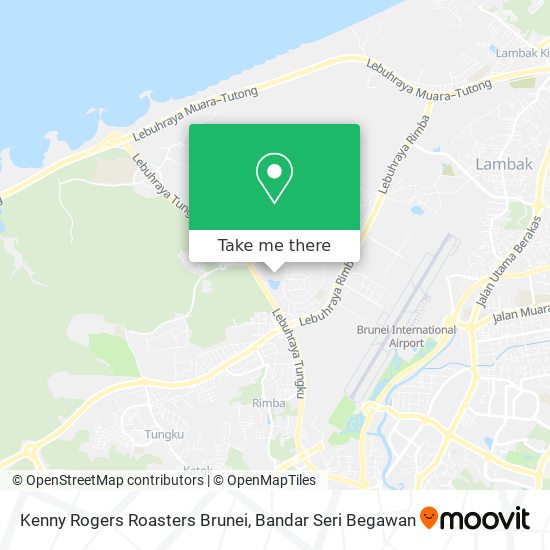 Kenny Rogers Roasters Brunei map