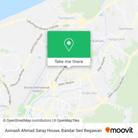 Asinash Ahmad Satay House map