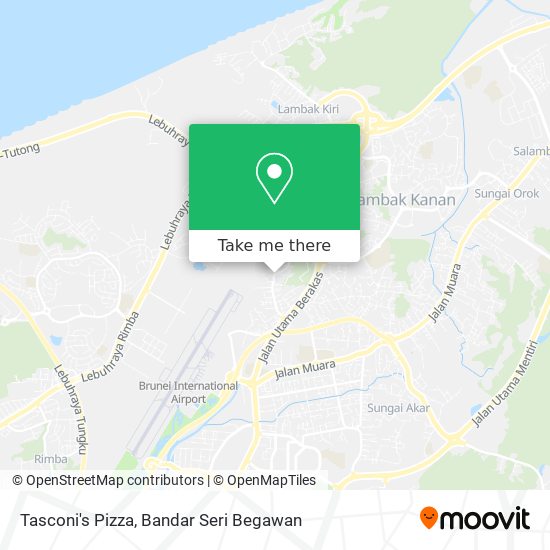 Tasconi's Pizza map