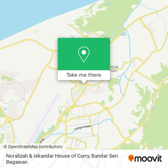 Noralizah & Iskandar House of Curry map