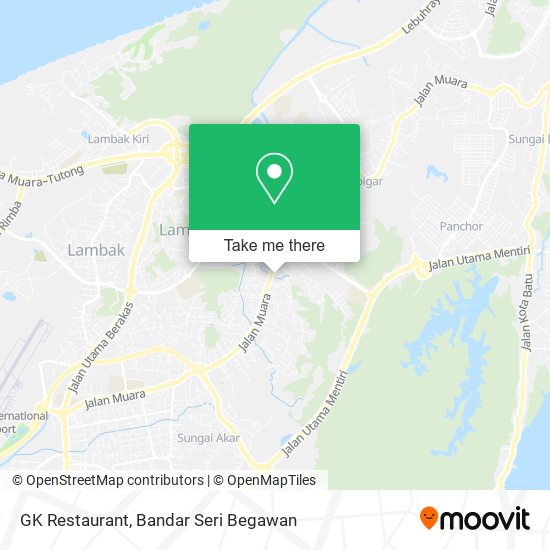 GK Restaurant map