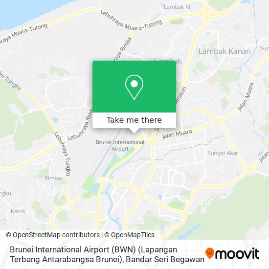 Brunei International Airport (BWN) (Lapangan Terbang Antarabangsa Brunei) map